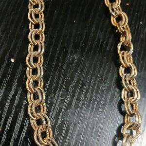 Gold Tone Women's Rope Link Necklace